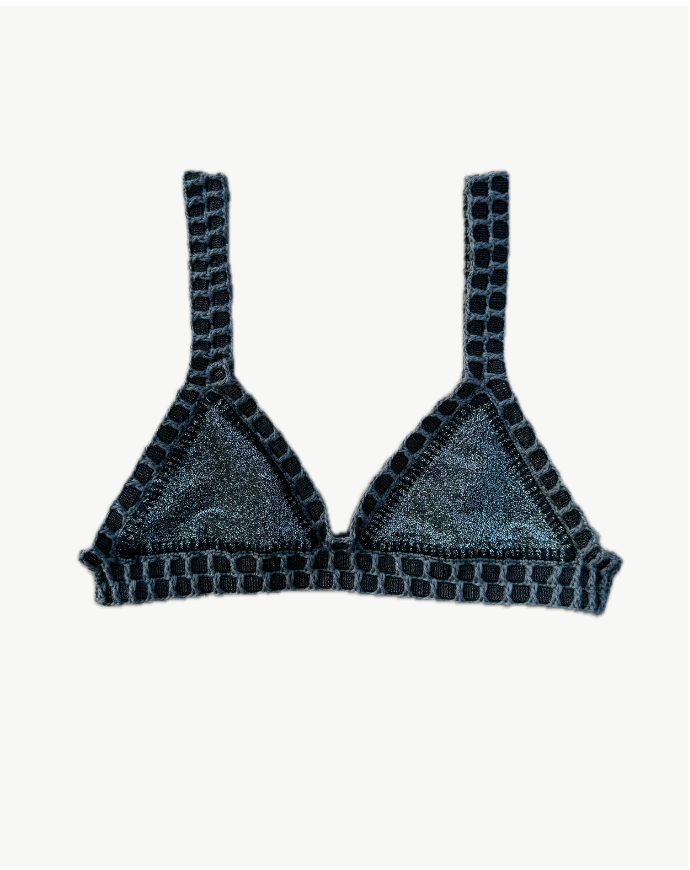 Black and glitter - TOP